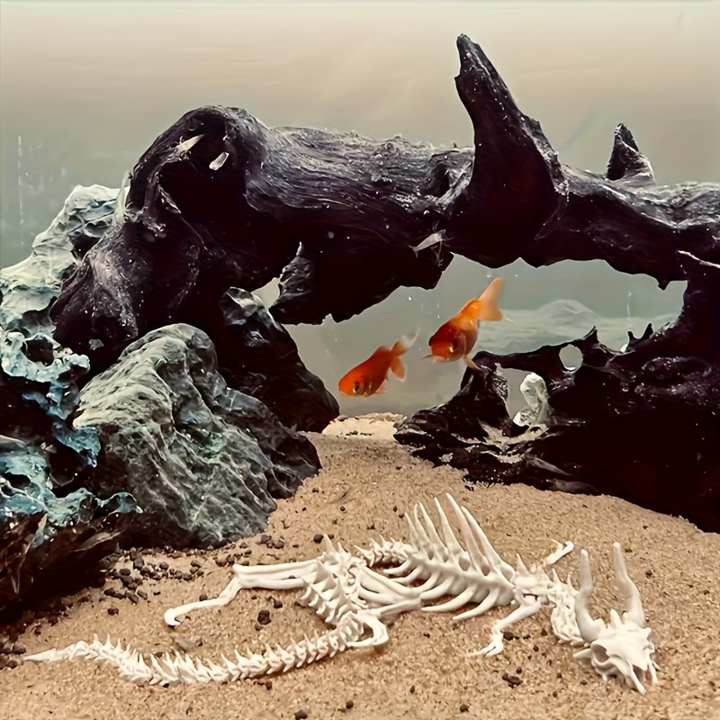Aquarium Fish Dragon - 1 stuk drakenvormige visgraatdecoratie aquarium drakenbot