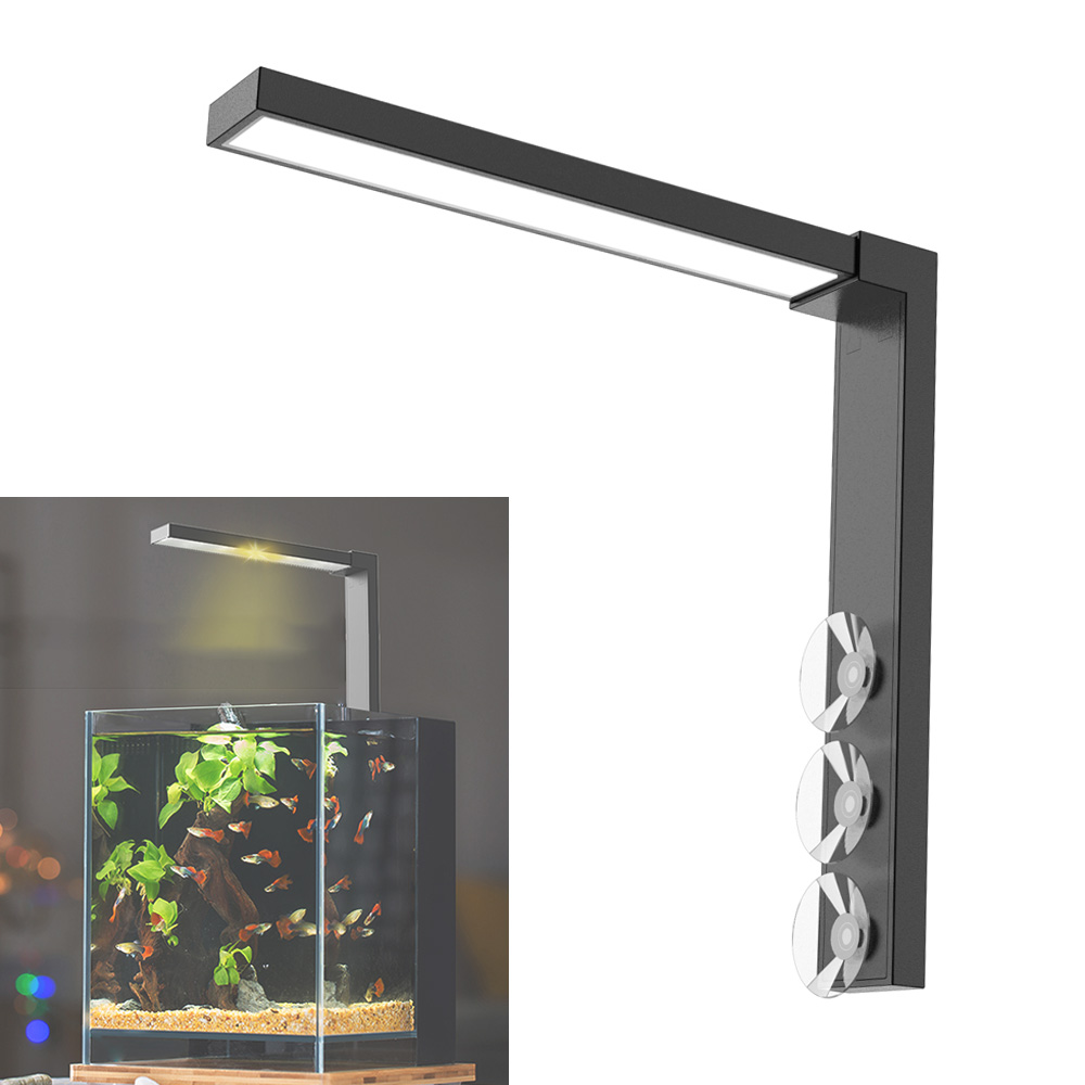 Aquarium Fish Jar - ABS Kleine Viskom LED Licht Desktop