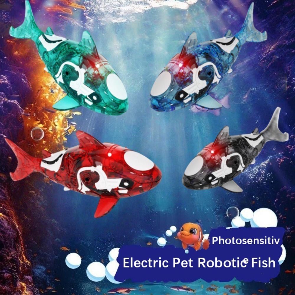 Aquarium Fish Shark - Nieuwe elektrische plastic huisdiervis, realistisch zwaaiende