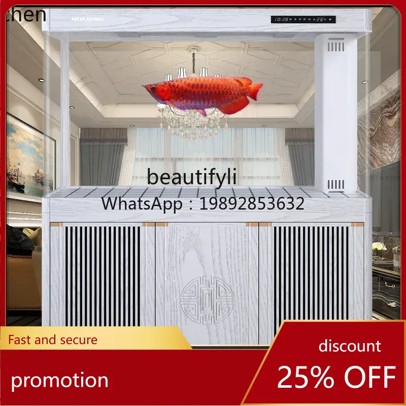 Aquarium Fish Dragon - YFY woonkamer aquarium van vloer tot