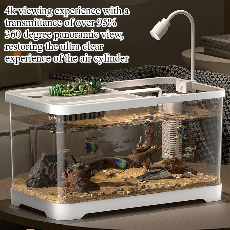 Aquarium Fish Jar - Viskom huishoudelijk aquarium woonkamer bureau ecologische