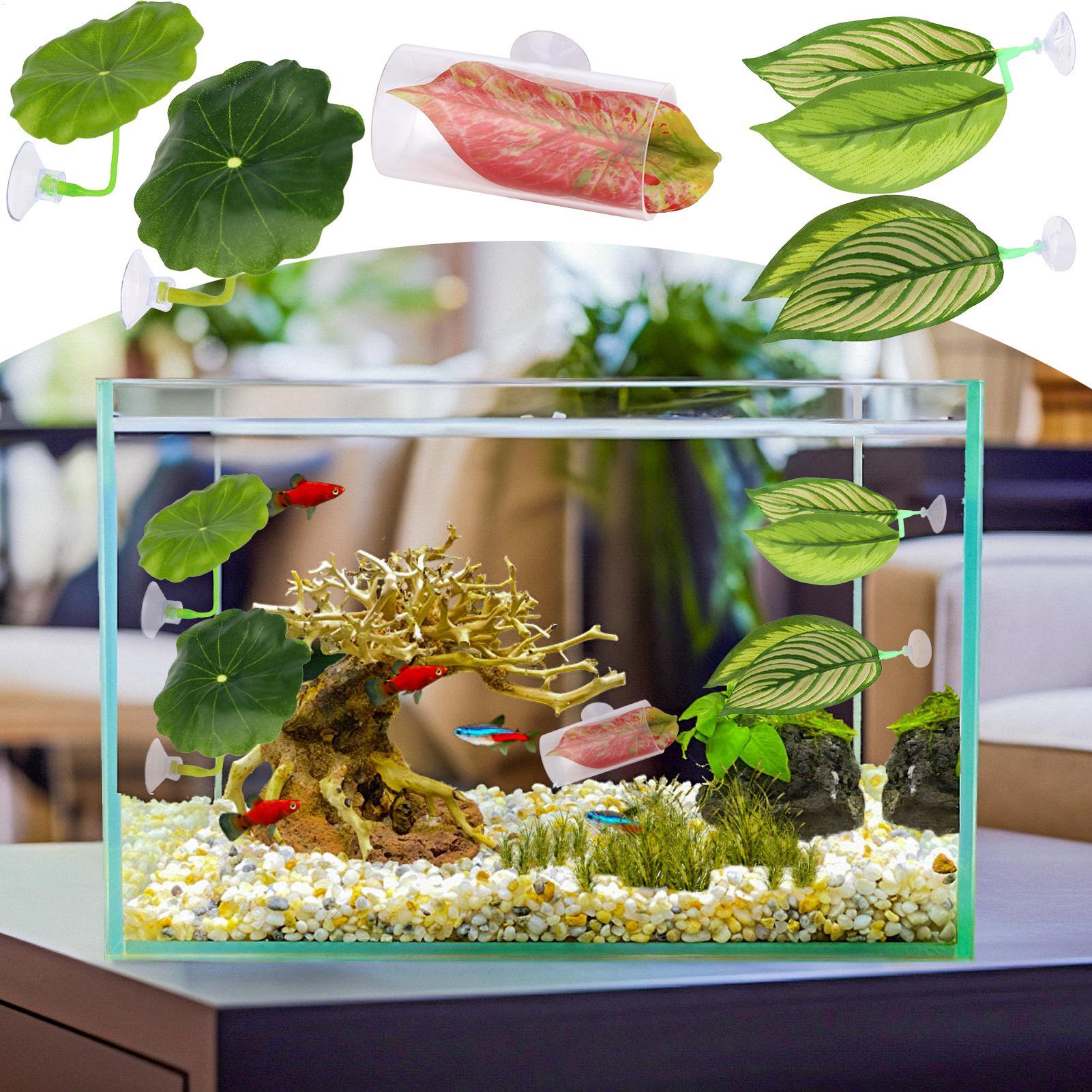 Fish Toy In Aquarium - Betta Fish Hangmat 5-delig Verstelbare Betta