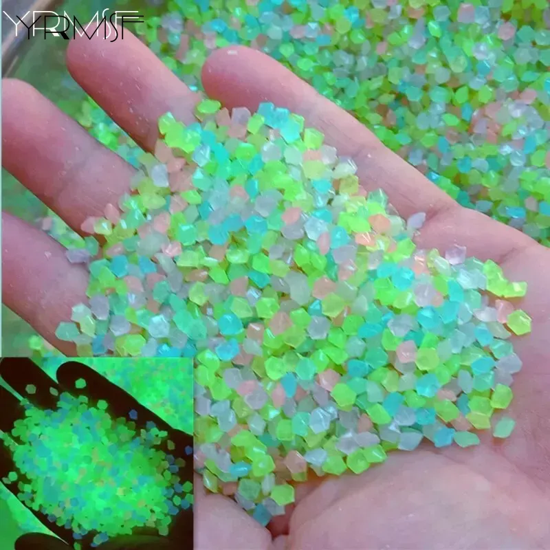 Aquarium Fish Glow In The Dark - 1000 stks 3-5mm Lichtgevende Zand Glow