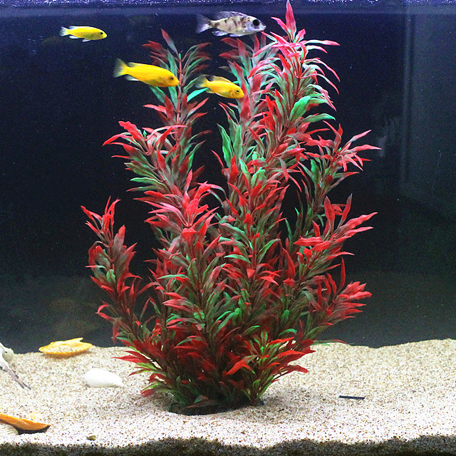Aquarium Fish Artificial - 50CM Kunstmatige Aquarium Zeldzame Planten Aquarium