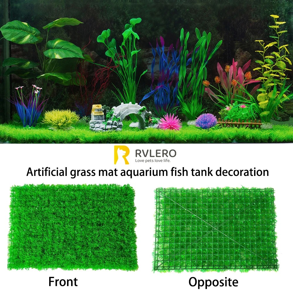 Aquarium Fish Artificial - Kunstgras Gazon Aquarium Aquarium Aquarium Aquarium