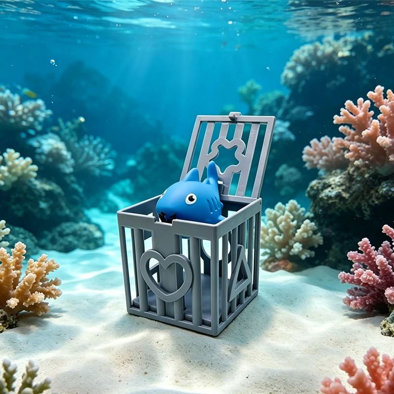 Duikset voor kinderen, schatti - Aquarium Fish Shark recensie en prijs