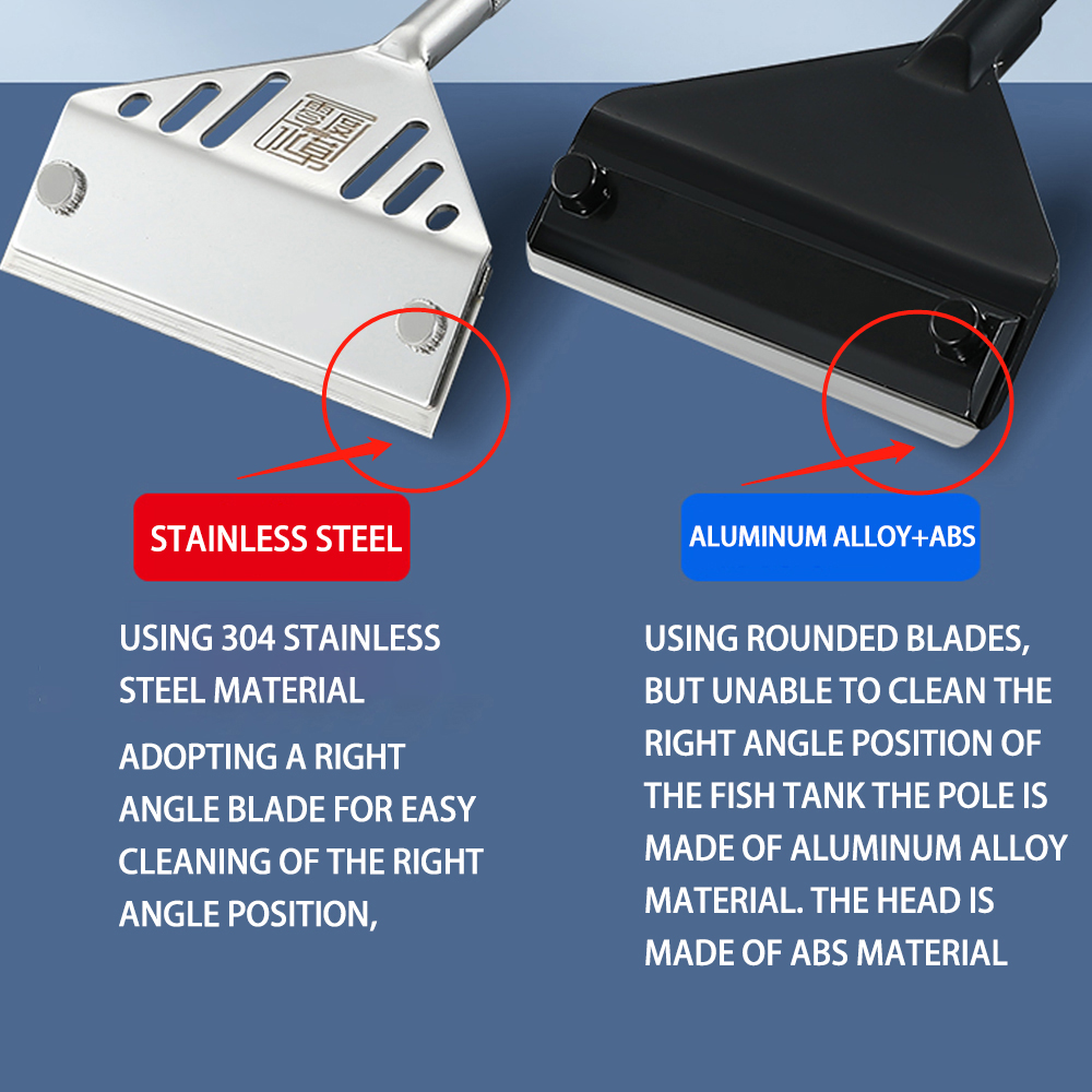 Roestvrij staal Aquarium Aquar - Algae Scraper Blade recensie en prijs