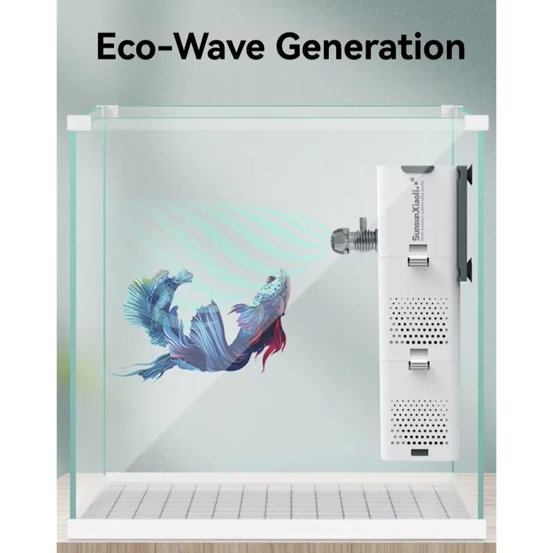 Klein aquariumfilter voor klei - Box Fish In Aquarium recensie en prijs