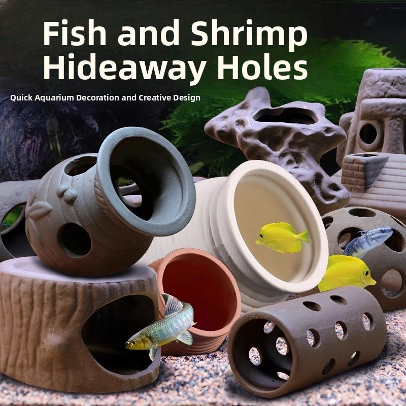   Kleitank met schuilplaats vo - Aquarium Fish Reproduction recensie en prijs