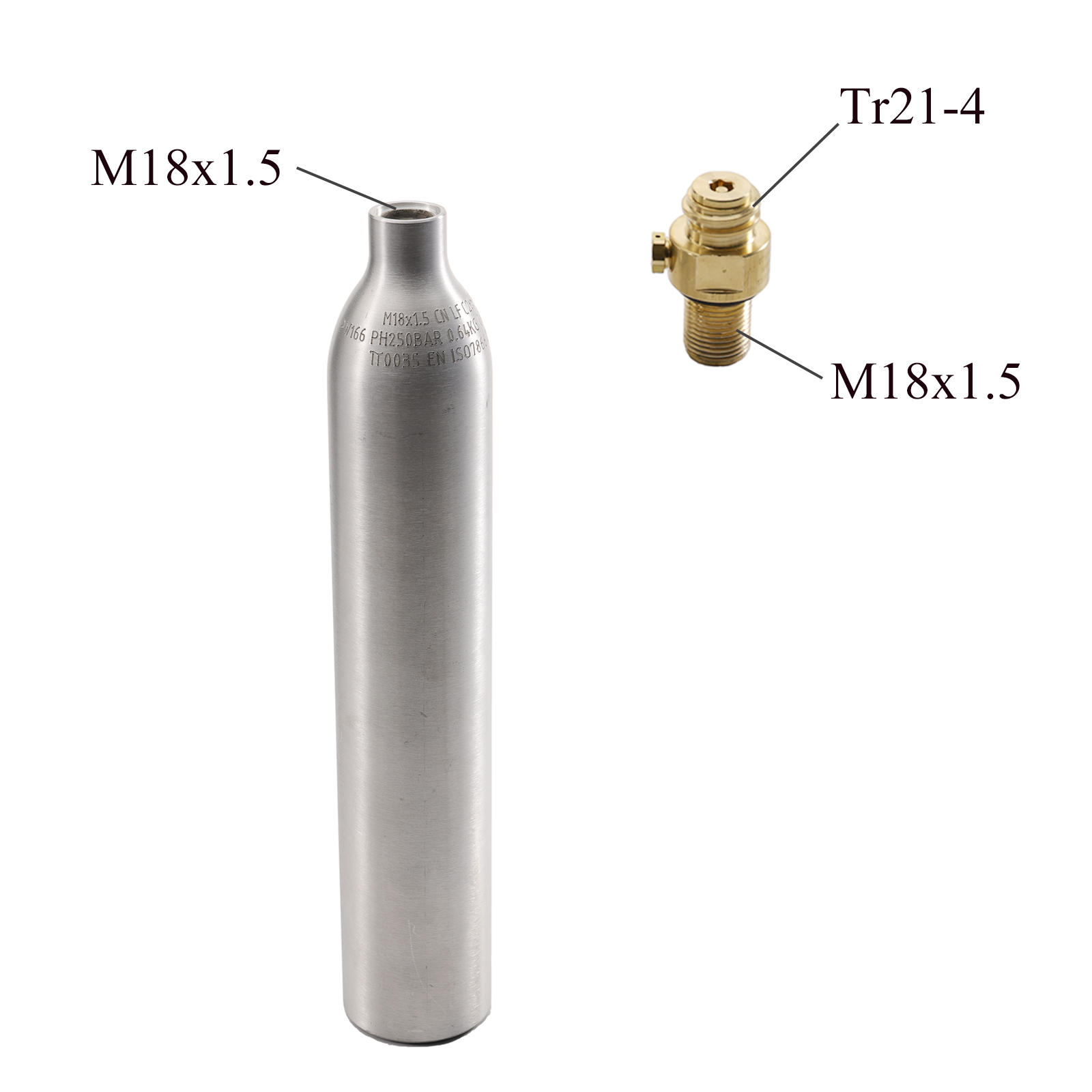 0.6L 0.64KG Lege Co2 Gasfles m - Aquarium Fish Shark recensie en prijs