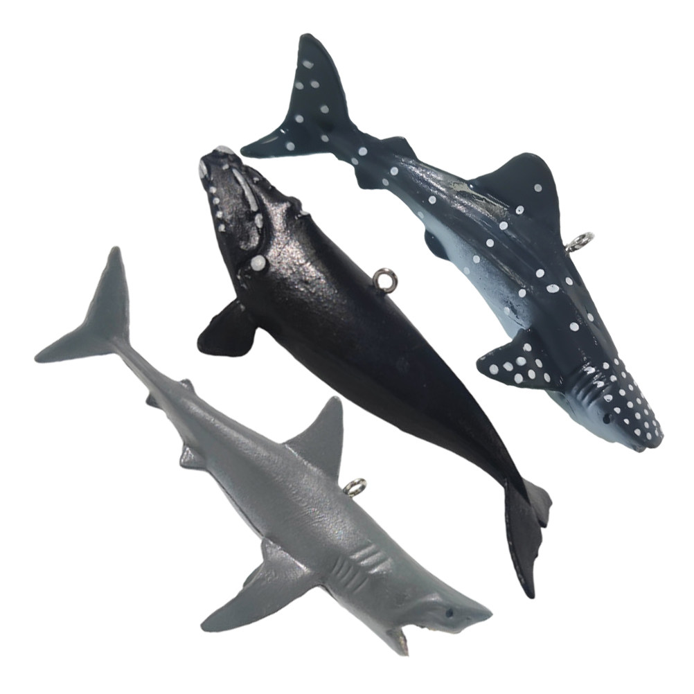 3 stuks levensechte drijvende  - Aquarium Fish Shark recensie en prijs