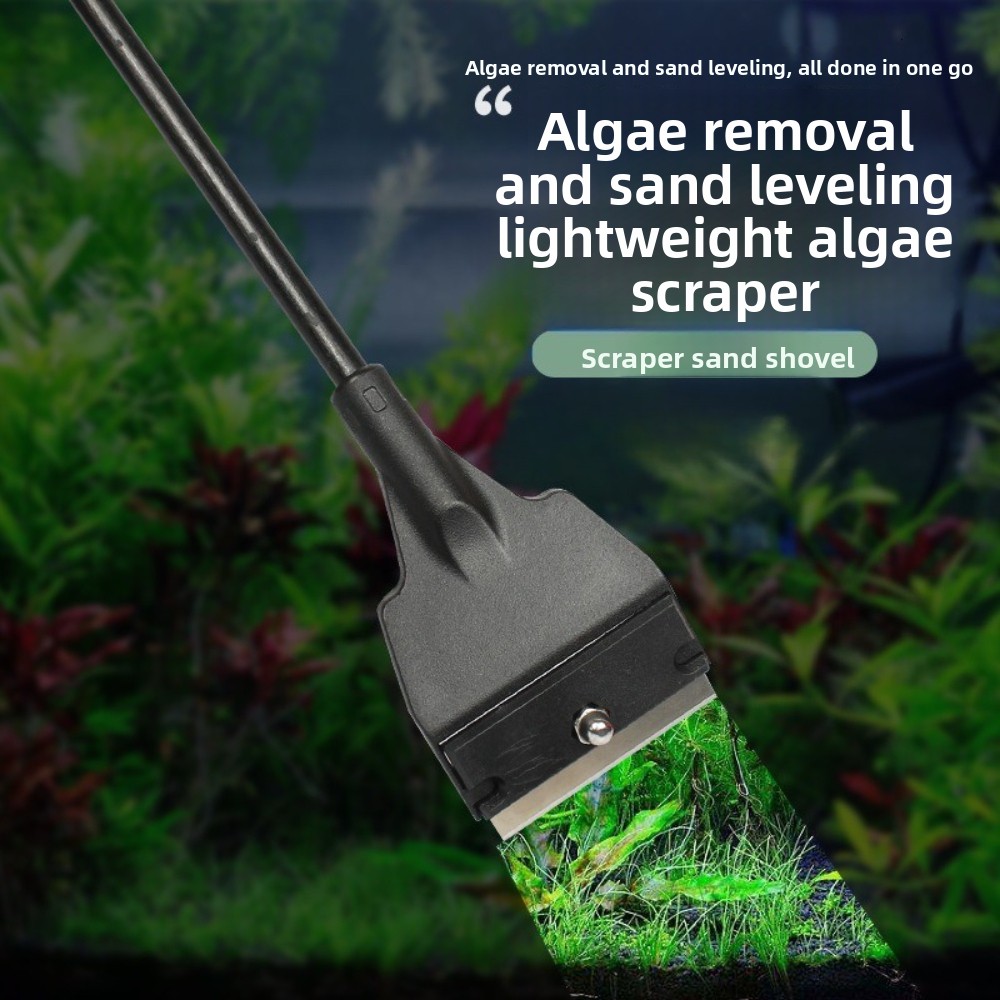 Dubbelzijdige aquariumalgenkra - Algae Scraper Blade recensie en prijs