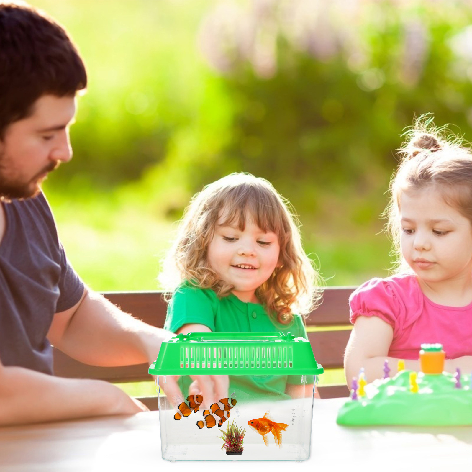 Handzame mini-visbak van plast - Fish Toy In Aquarium recensie en prijs
