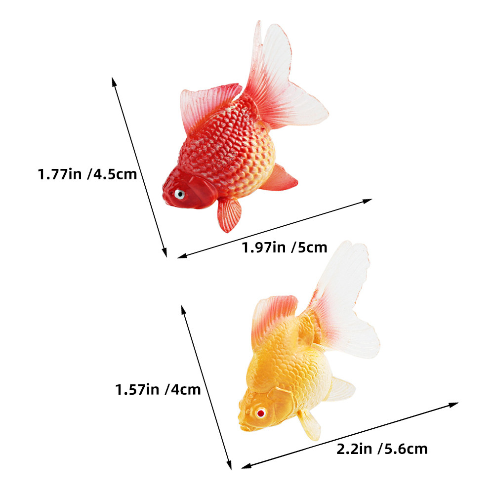 3 stuks realistische miniatuur - Aquarium Fish Small recensie en prijs