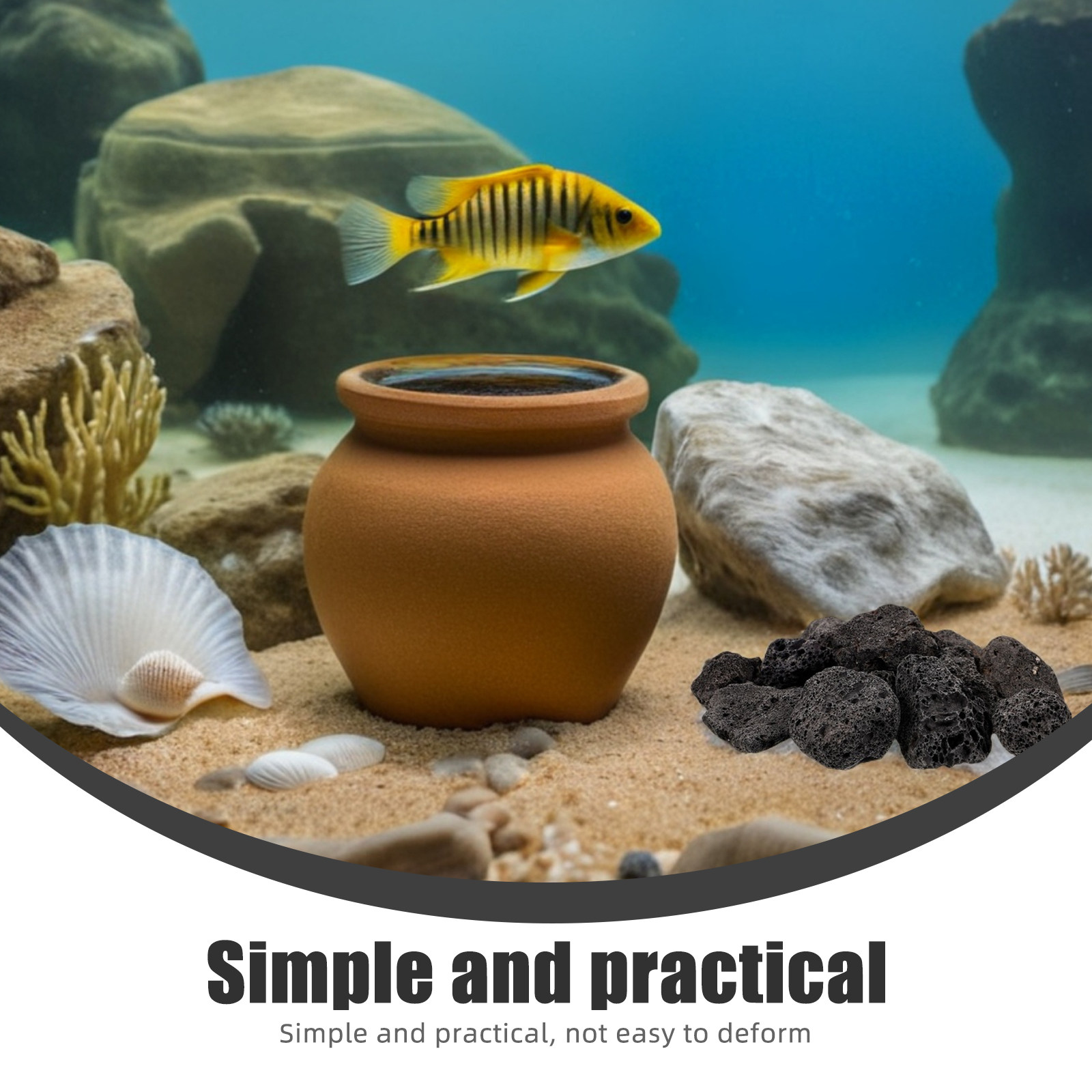 1Pack Natuurlijke vulkanische  - Aquarium Fish Small recensie en prijs