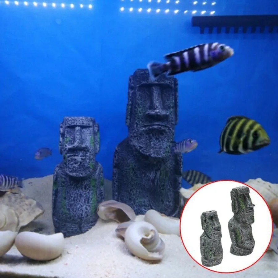 Paaseiland Stenen Standbeeld H - Aquarium Fish Artificial recensie en prijs
