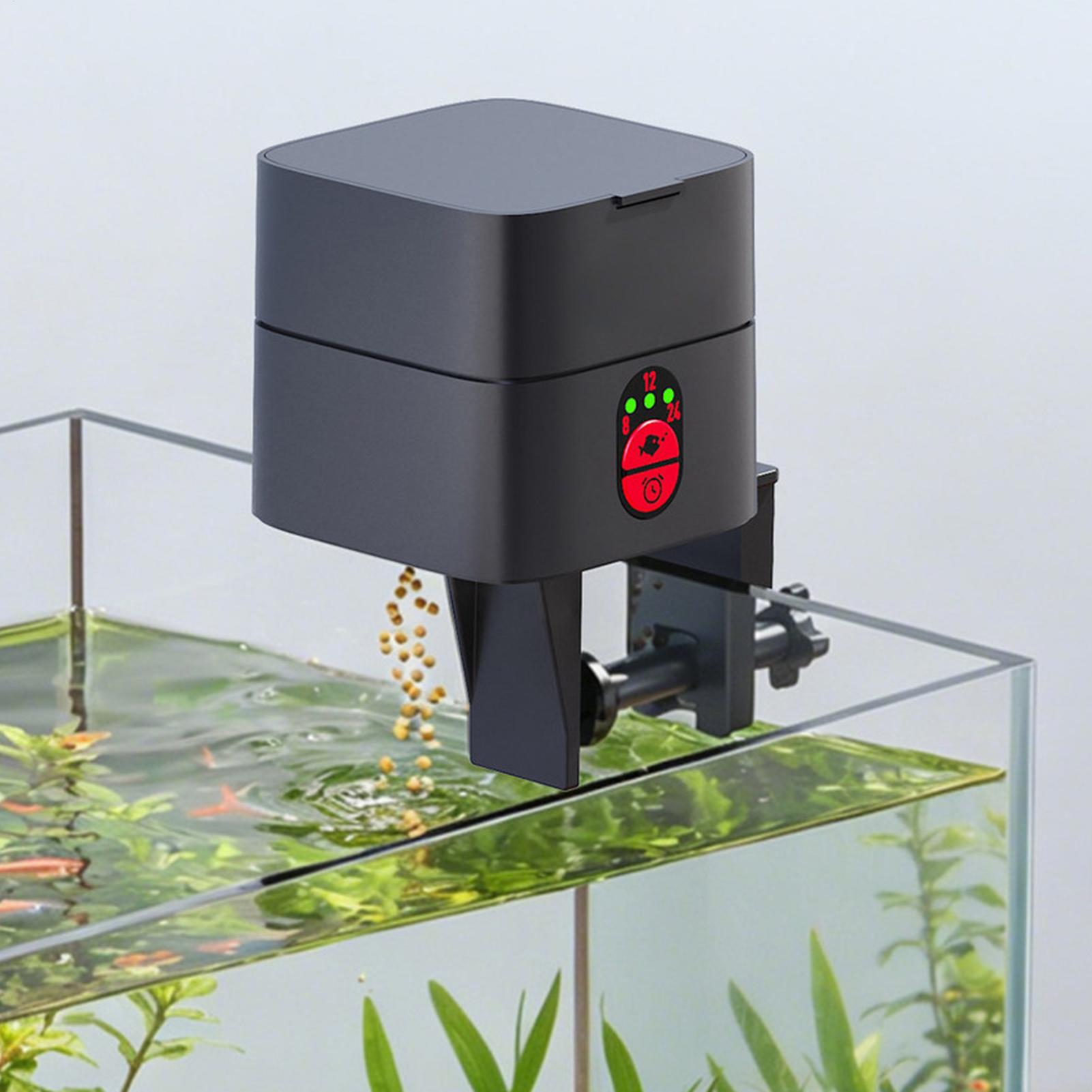 Automatische visvoederautomaat - Aquarium Fish Jar recensie en prijs